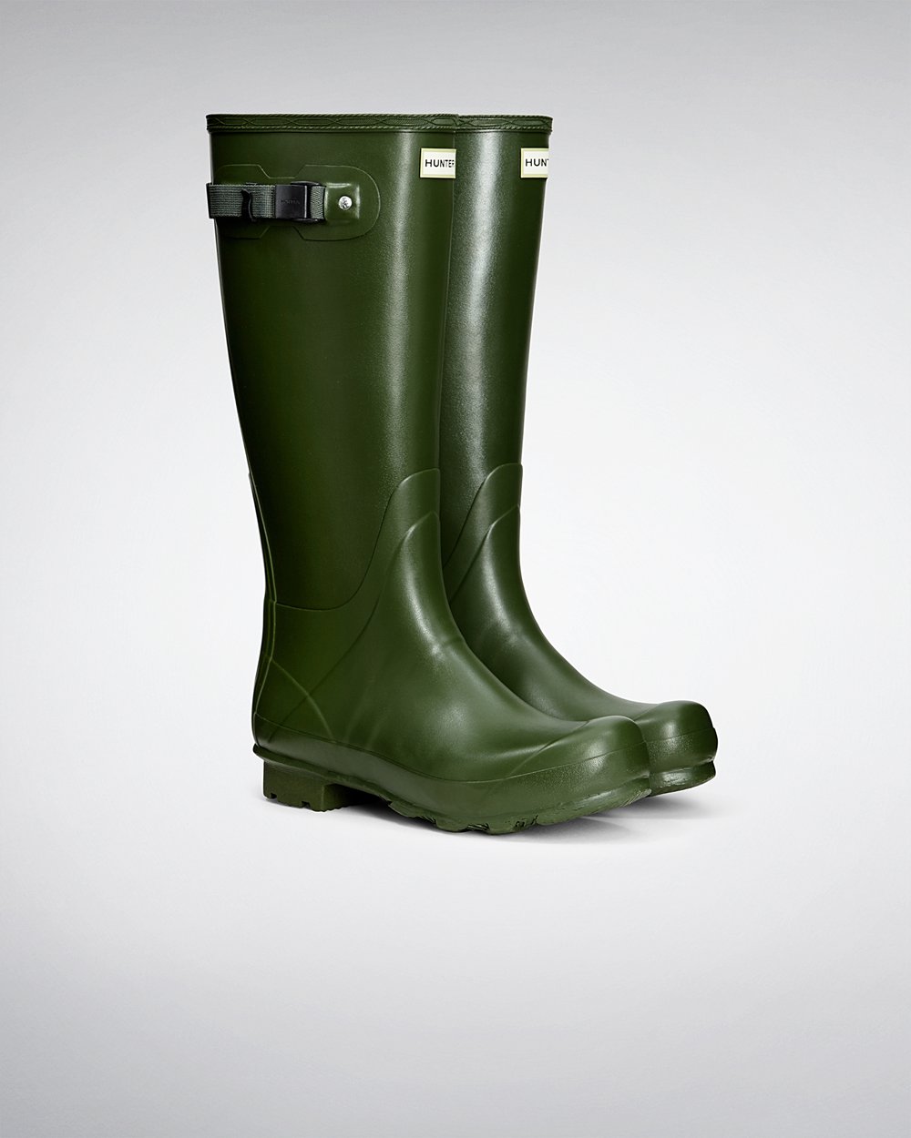 Hunter Hombre Norris Field - Botas de Lluvia Verde - 152-KAJOIQ